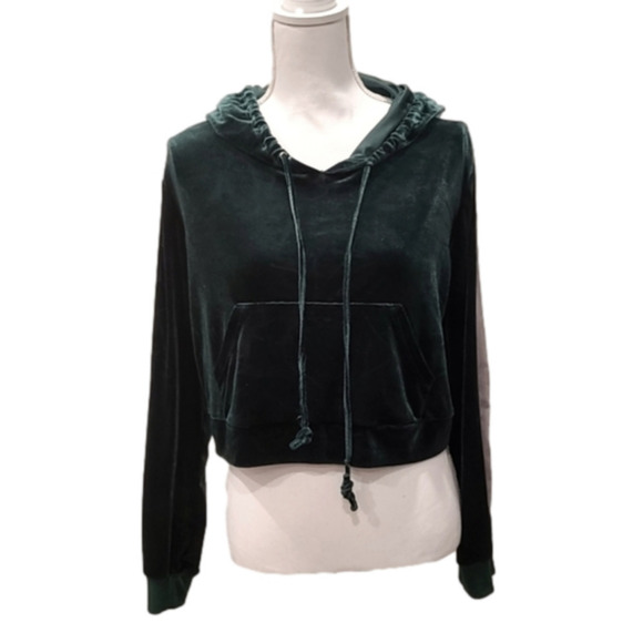 FOREVER 21 - Crop Hoodie - Picture 1 of 8